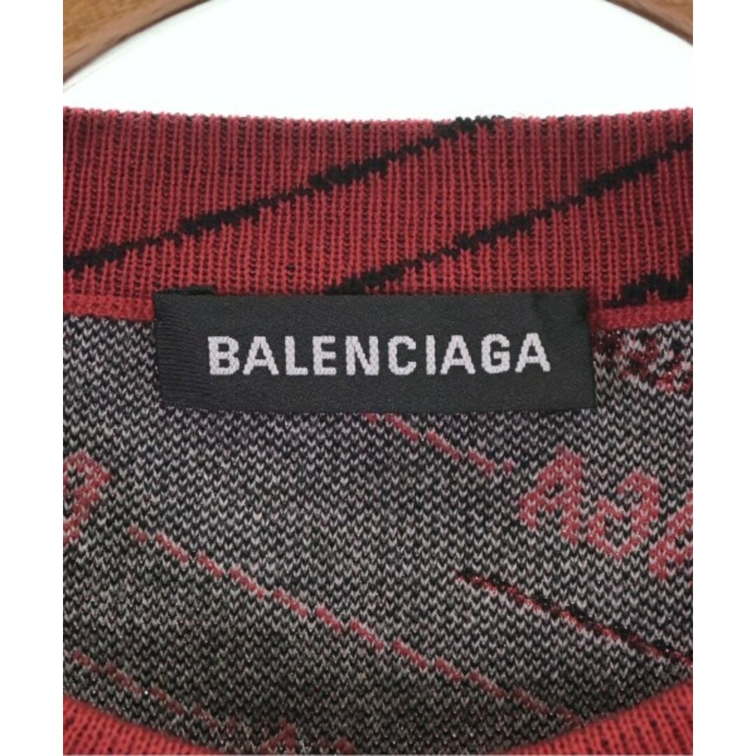 Balenciaga - BALENCIAGA バレンシアガ ニット・セーター S 赤 【古着