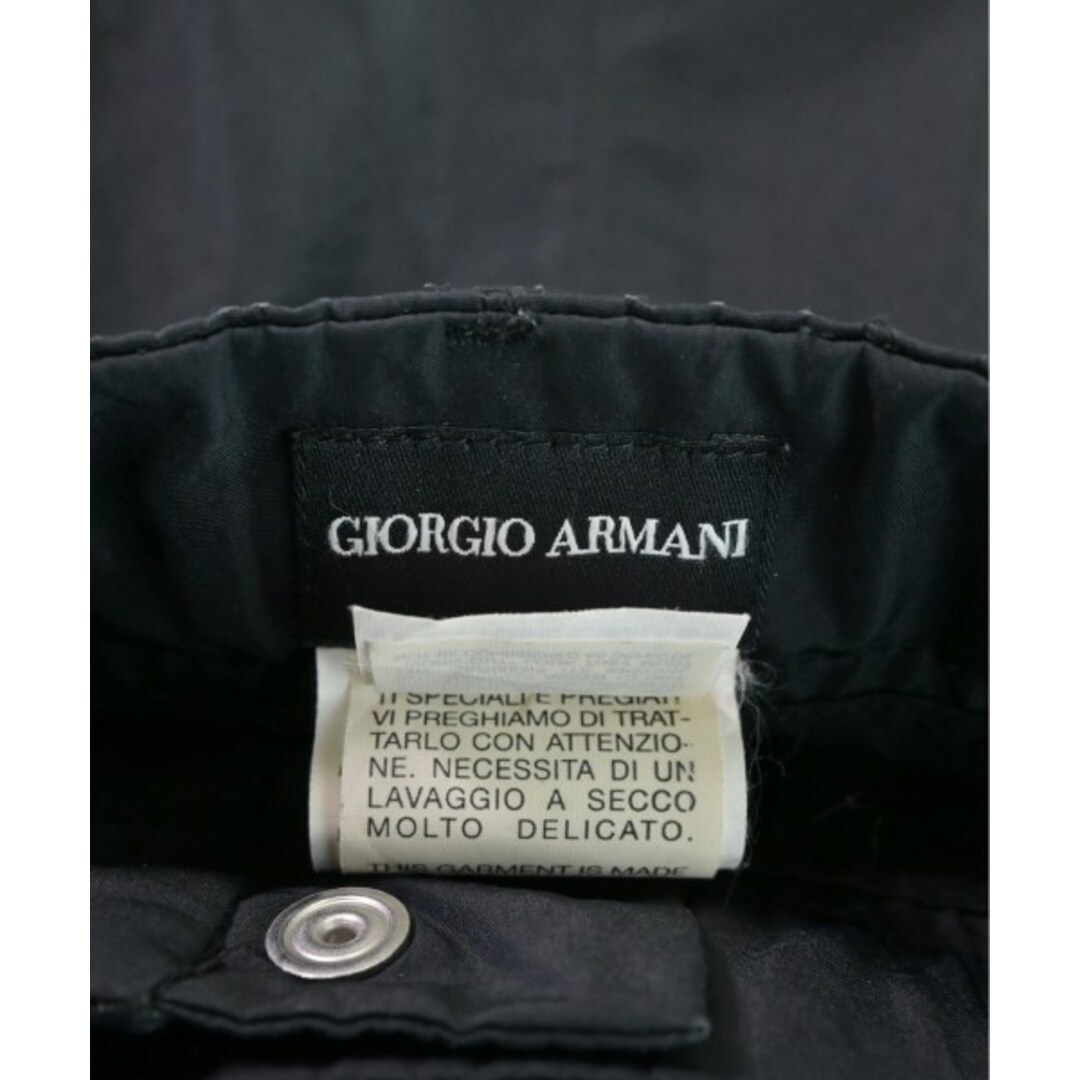 Giorgio Armani(ジョルジオアルマーニ)のGIORGIO ARMANI ジョルジオアルマーニ スラックス 44(S位) 黒 【古着】【中古】 メンズのパンツ(スラックス)の商品写真