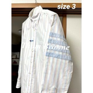 トムブラウン(THOM BROWNE)の✨極美品✨Thom Browne トムブラウン4BAR ストライプシャツ(シャツ)