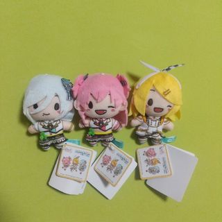 プロジェクトセカイ　ふわぷちマスコット　3種セット(ぬいぐるみ)