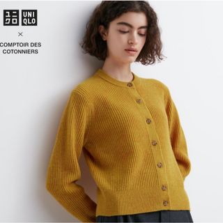 ユニクロ(UNIQLO)のユニクロ　プレミアムラムカーディガン(カーディガン)