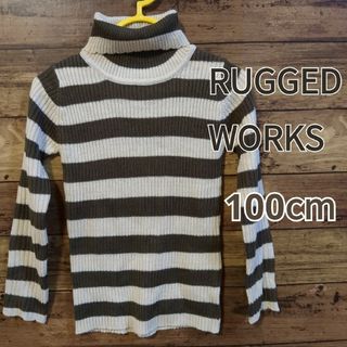 RUGGEDWORKS - 【RUGGED WORKS】★美品★　ニットカットソー　100cm