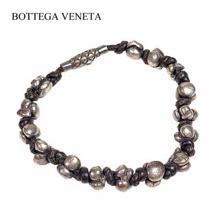 ボッテガヴェネタ(Bottega Veneta)のボッテガヴェネタ イントレチャート×シルバー ブレスレット バングル(ブレスレット/バングル)