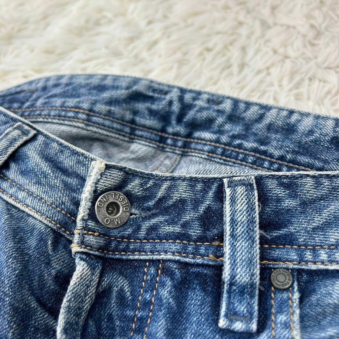 ディーゼル メンズ デニムパンツ W28 L32 Mサイズ ブルー ワイド ②