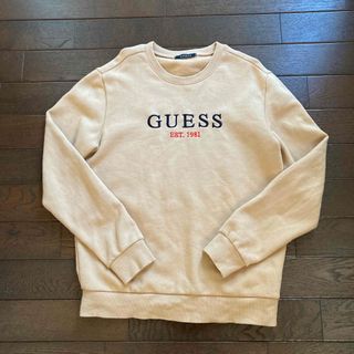 ゲス(GUESS)のベージュ　ゲス　トレーナー　スエット(スウェット)