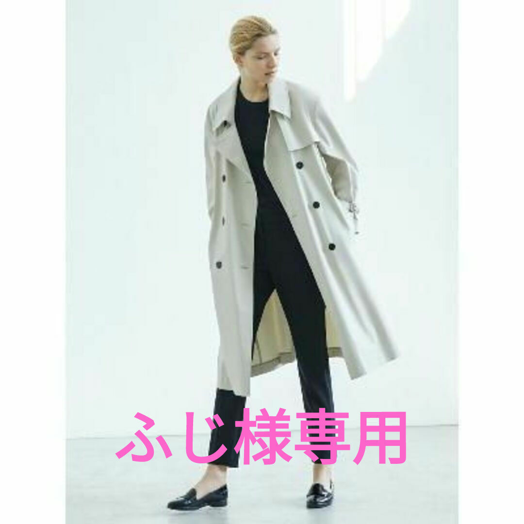 theory(セオリー)の【ふじ様専用】Sleek Trench DBL BR Trench レディースのジャケット/アウター(トレンチコート)の商品写真