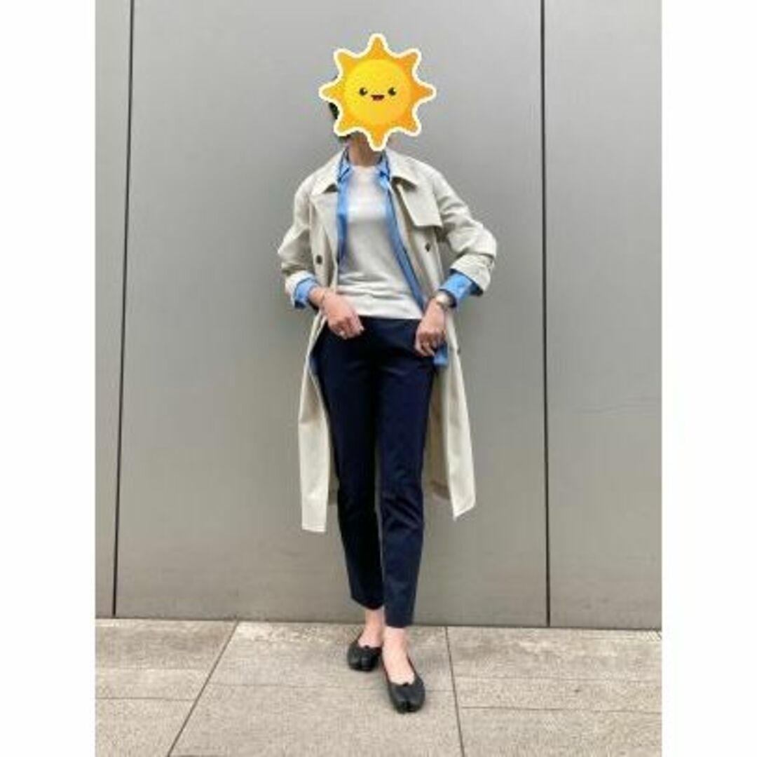 theory(セオリー)の【ふじ様専用】Sleek Trench DBL BR Trench レディースのジャケット/アウター(トレンチコート)の商品写真