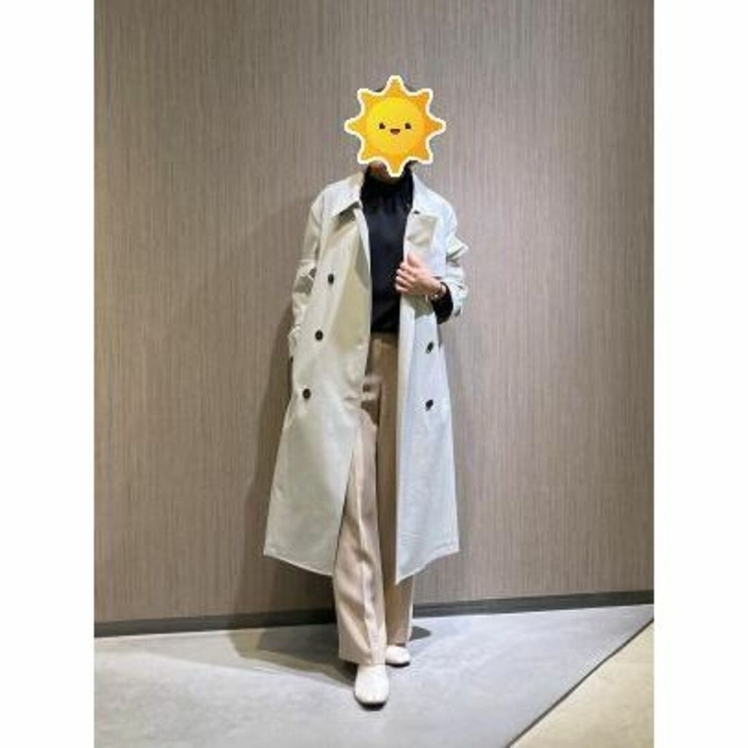 theory(セオリー)の【ふじ様専用】Sleek Trench DBL BR Trench レディースのジャケット/アウター(トレンチコート)の商品写真