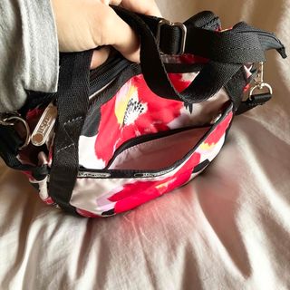 LeSportsac - レスポートサック スモールジェニー 花柄 椿 2way