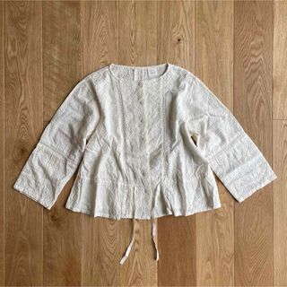 ビュルデサボン(bulle de savon)のbulle de savon カットワーク刺繍ブラウス(シャツ/ブラウス(長袖/七分))