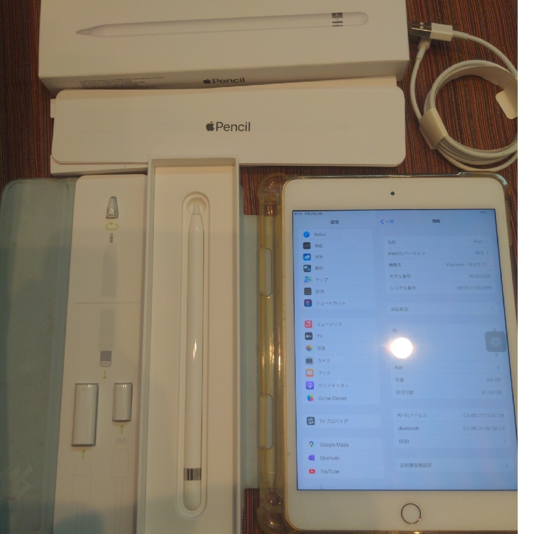 iPad mini 第5世代　Wi-Fi＋Cellular Pencil セット