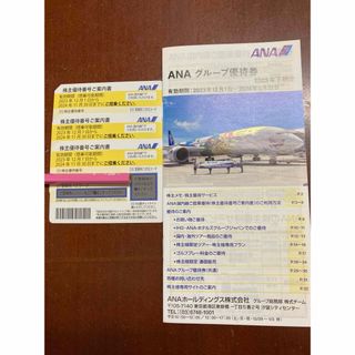 エーエヌエー(ゼンニッポンクウユ)(ANA(全日本空輸))のANA 株主優待券3枚＋おまけ グループ優待券(航空券)