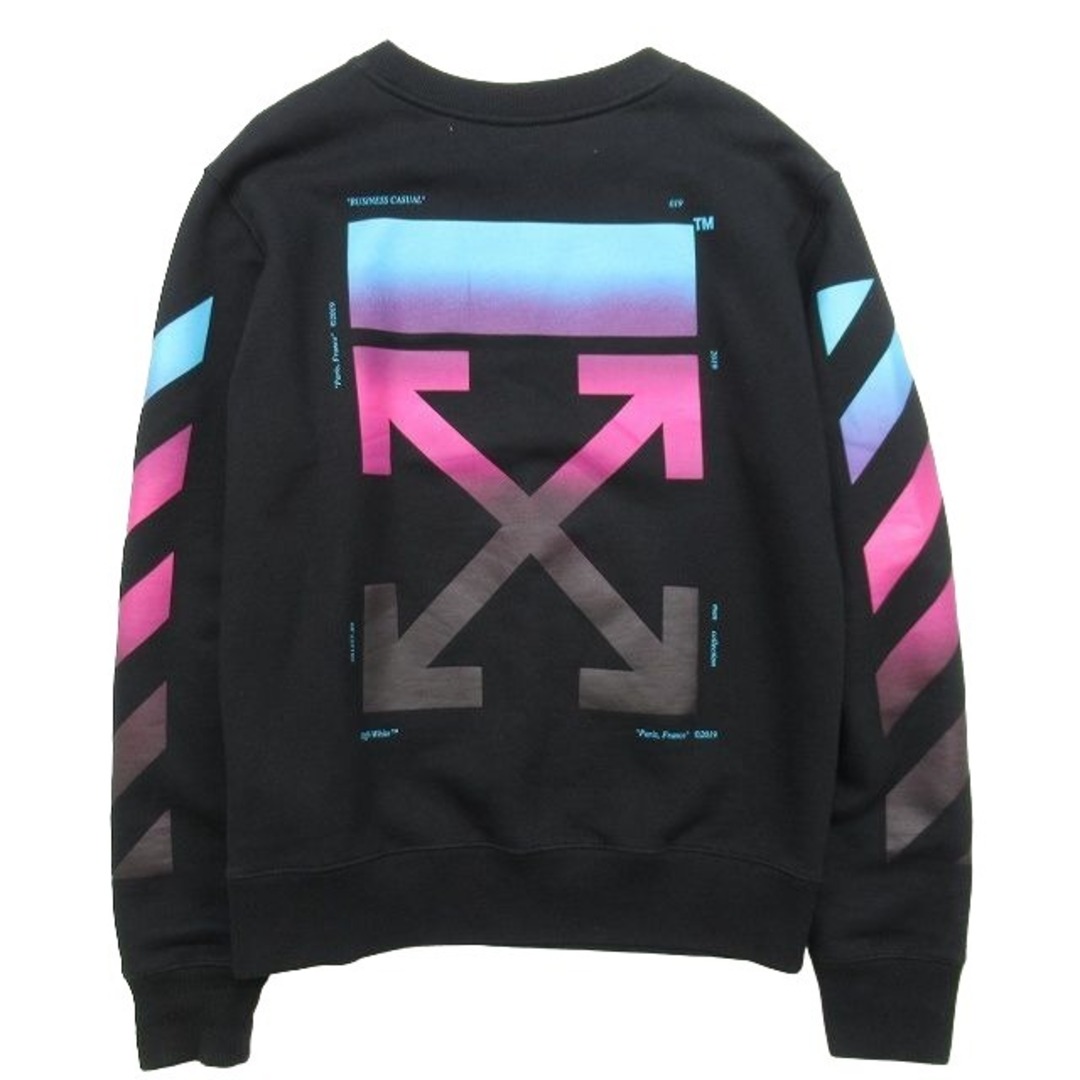 OFF-WHITE - 18aw OFF WHITE DIAG GRADIENT スウェットシャツ 黒の通販