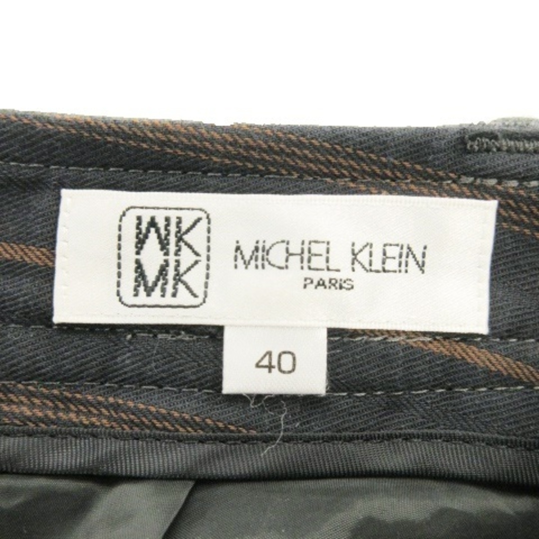 MK MICHEL KLEIN(エムケーミッシェルクラン)のエムケー ミッシェルクラン パンツ スラックス ストレッチ 通勤 40 グレー レディースのパンツ(その他)の商品写真