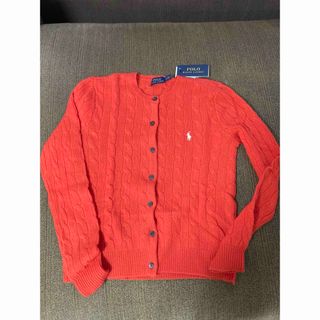 ポロラルフローレン(POLO RALPH LAUREN)の【新品タグ付】ラルフラムウールケーブルカーデSサイズ(カーディガン)