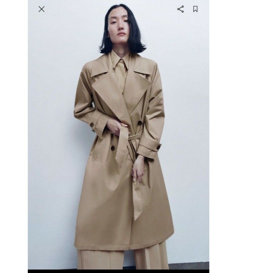 おすすめ 新品タグ付き ザラ ZARA トレンチコート ジャケット/アウター