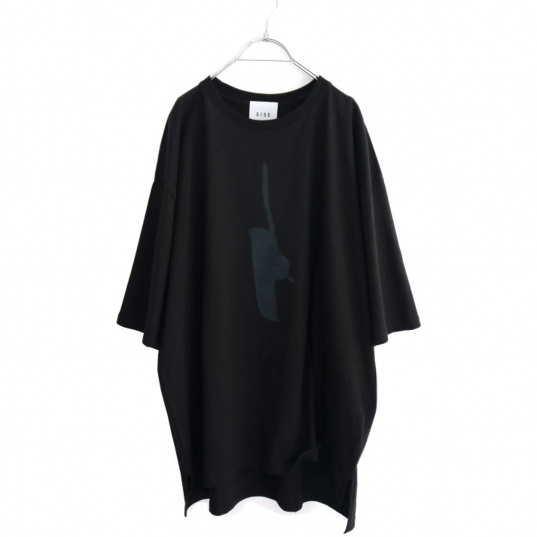 Sise(シセ)の新品SISE 2023AW SEASON ビックT-SHIRTSブラック メンズのトップス(Tシャツ/カットソー(半袖/袖なし))の商品写真