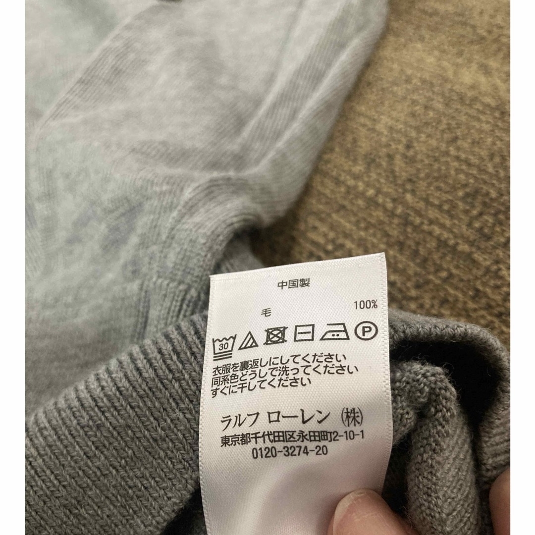 POLO RALPH LAUREN(ポロラルフローレン)の【美品】ラルフメリノウールセーターMサイズ レディースのトップス(ニット/セーター)の商品写真