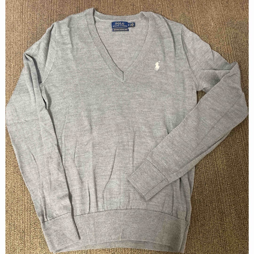 POLO RALPH LAUREN(ポロラルフローレン)の【美品】ラルフメリノウールセーターMサイズ レディースのトップス(ニット/セーター)の商品写真