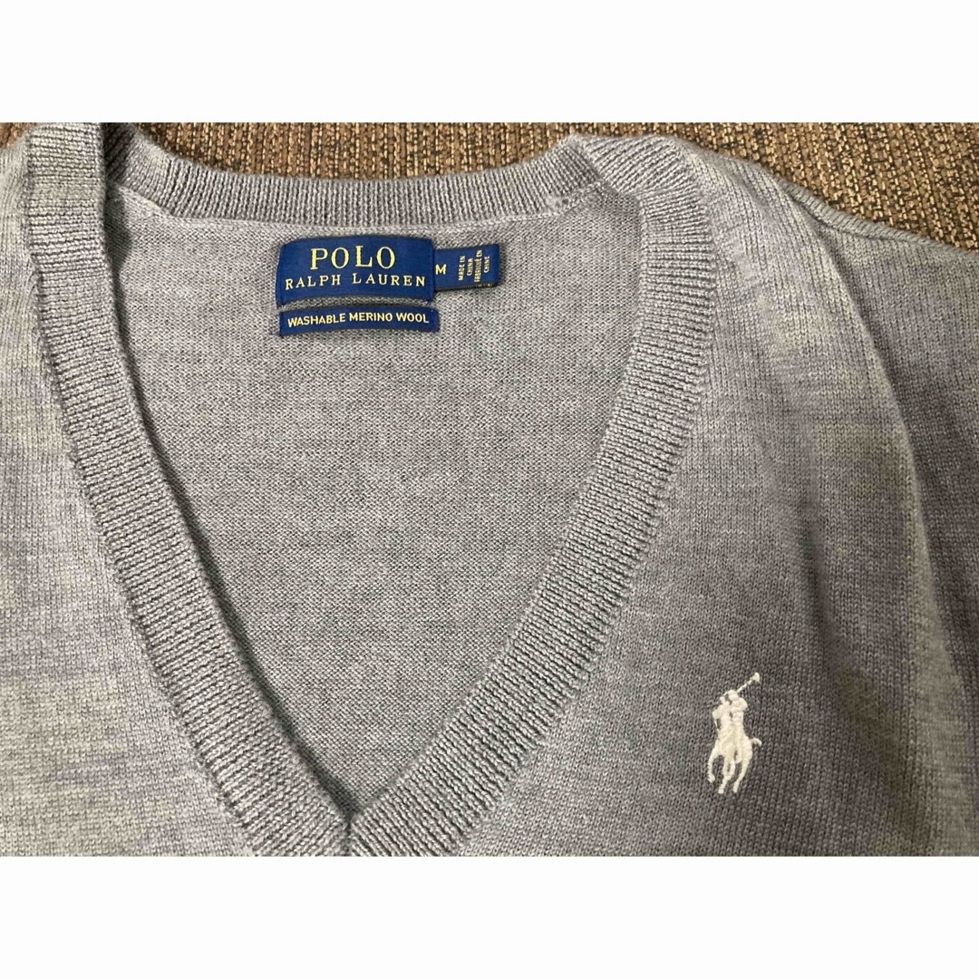 POLO RALPH LAUREN - 【美品】ラルフメリノウールセーターMサイズの