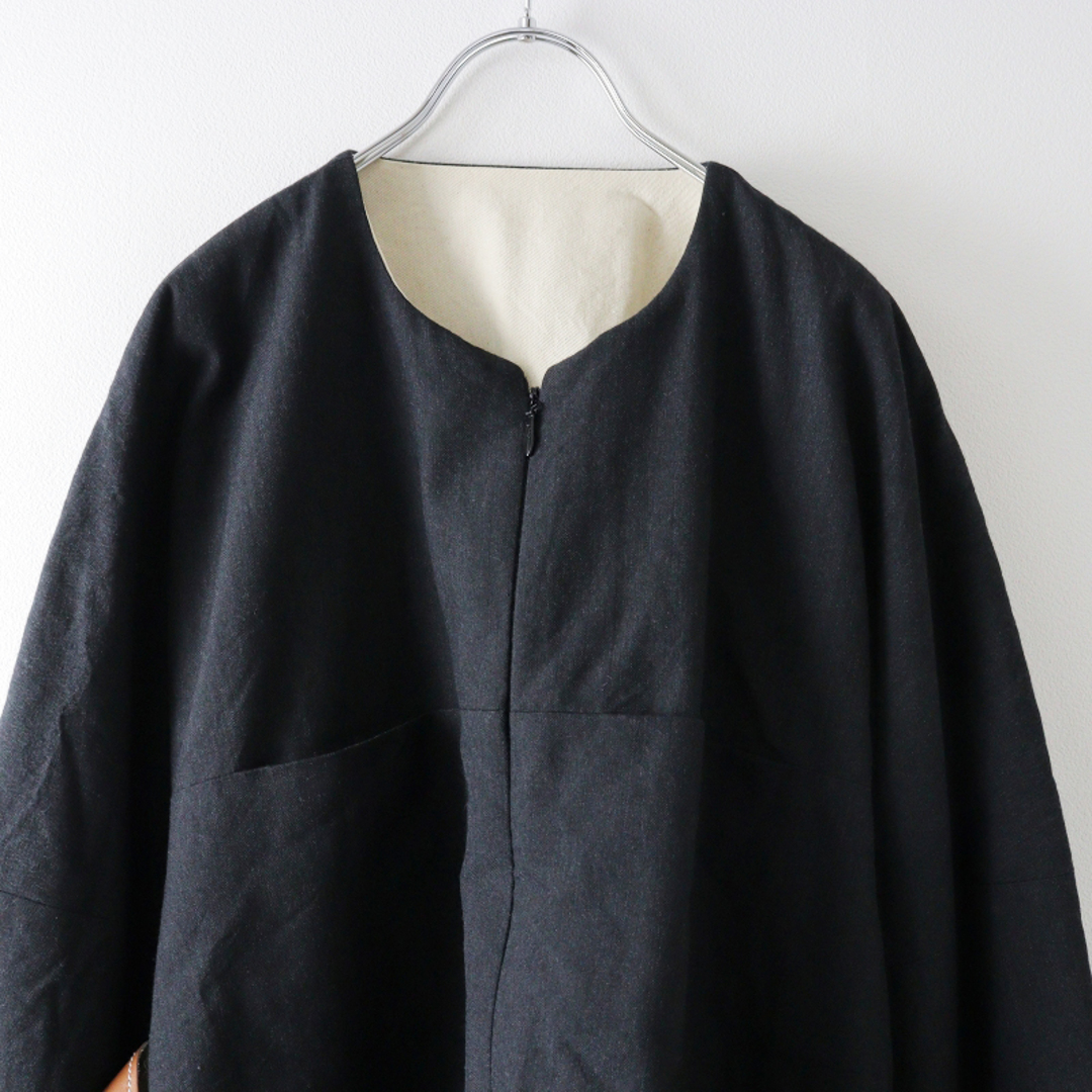 SUNSEA(サンシー)の美品 メンズ 2021AW サンシー SUNSEA micro herringbone blouson マイクロヘリンボーンブルゾン 3/ブラック ジャケット【2400013633215】 メンズのジャケット/アウター(ブルゾン)の商品写真