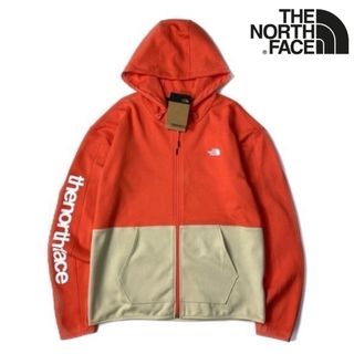 ザノースフェイス(THE NORTH FACE)の新品未使用 ノースフェイス テック フルジップパーカー L 袖ロゴ USモデル(パーカー)