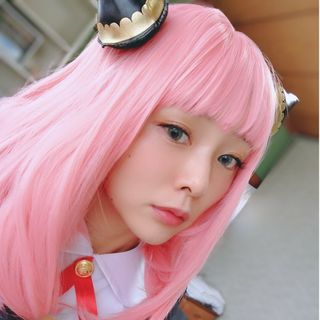 メッセージ付きアーニャコスプレ💘(写真)