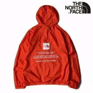 ザノースフェイス(THE NORTH FACE)の新品未使用 ノースフェイス サイクロンフーディ オレンジL パーカー USモデル(ナイロンジャケット)