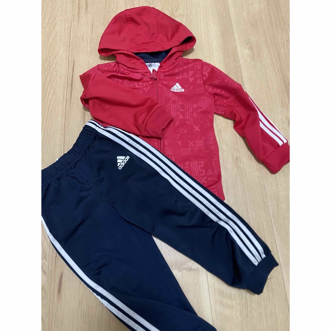 adidas(アディダス)のadidas アディダス　ジャージ　上下セットアップ キッズ/ベビー/マタニティのキッズ服男の子用(90cm~)(パンツ/スパッツ)の商品写真