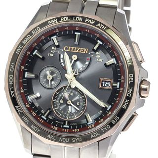 シチズン(CITIZEN)のシチズン CITIZEN AT9095-68E/H820-T025145 アテッサ エコドライブ ラグビー日本代表コラボモデル ソーラー電波 メンズ 良品 _784444(腕時計(アナログ))