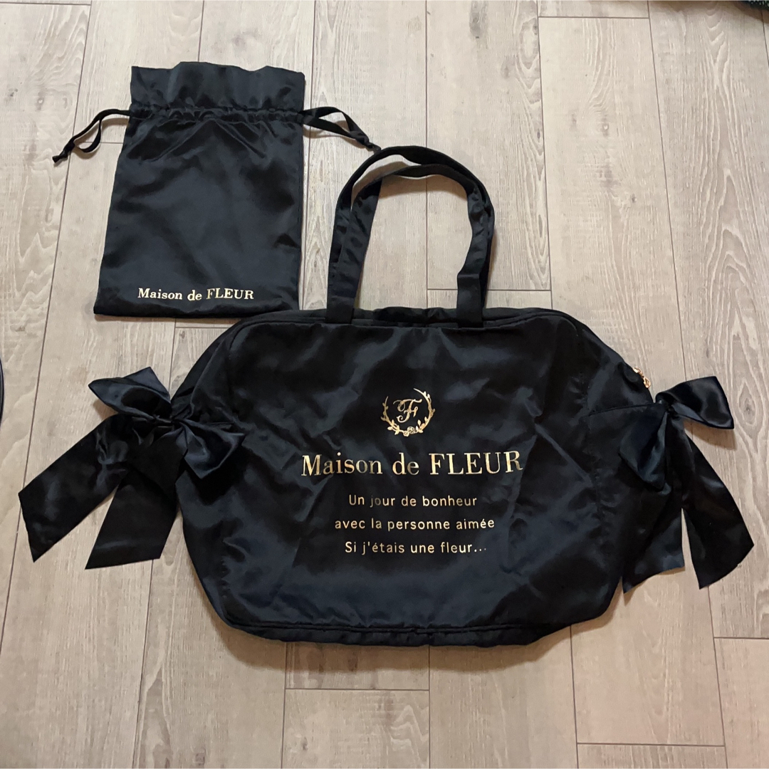 Maison de FLEUR(メゾンドフルール)のMaison de FLEUR メゾンドフルール キャリーオンバッグ ボストン レディースのバッグ(ボストンバッグ)の商品写真