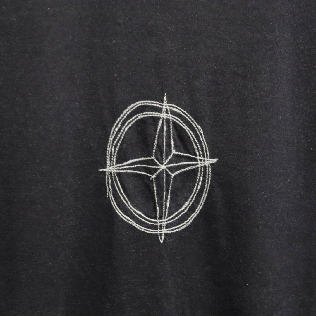 STONE ISLAND(ストーンアイランド)のSTONE ISLAND ストーンアイランド 胸ロゴ刺繍クルーネック半袖Tシャツ カットソー グレー メンズのトップス(Tシャツ/カットソー(半袖/袖なし))の商品写真