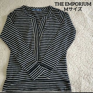 ジエンポリアム(THE EMPORIUM)の【送料無料】THE EMPORIUM ボーダー カットソー ネイビー Mサイズ(カットソー(長袖/七分))