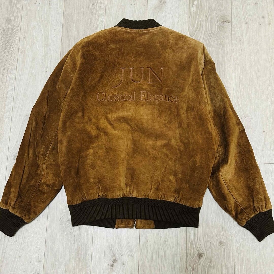 JUNMEN - 【美品】ジュンメン オールレザー スタジャン MA-1