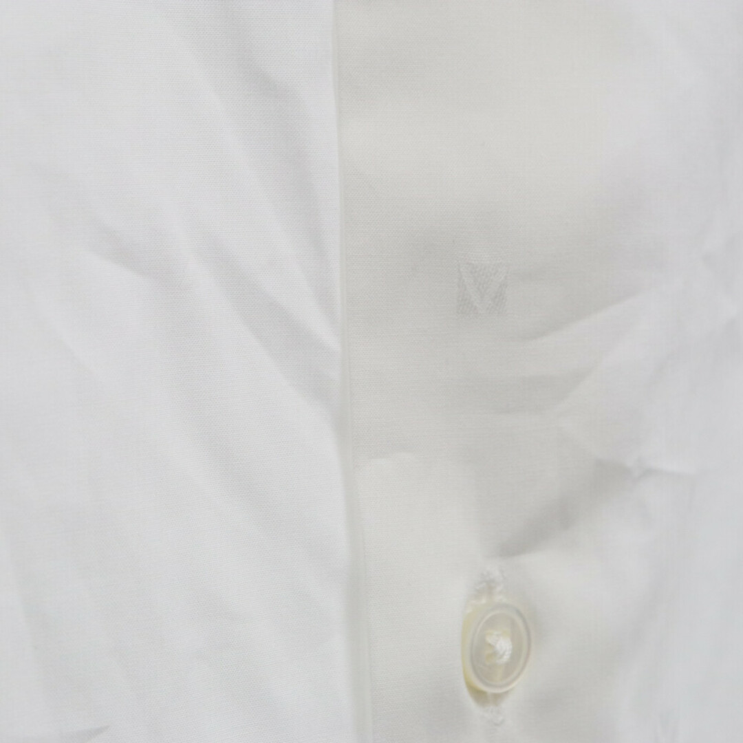 LOUIS VUITTON(ルイヴィトン)のLOUIS VUITTON ルイヴィトン コットン プレーン長袖シャツ ワイシャツ ホワイト RM142F メンズのトップス(シャツ)の商品写真