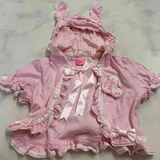 アンジェリックプリティー(Angelic Pretty)のアンジェリックプリティ　チェリーベリーバニーボレロ　ピンク　C3(ボレロ)