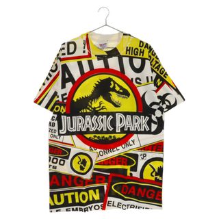 VINTAGE ヴィンテージ 90S JURASSIC PARK ジュラシックパーク オーバープリント 両面プリント 半袖Tシャツ マルチカラー(Tシャツ/カットソー(半袖/袖なし))