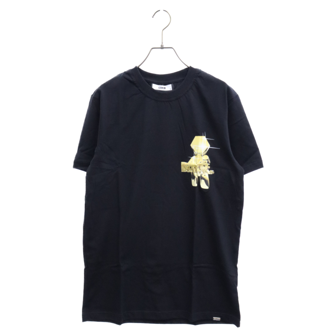 BALR. ボーラー 23SS Olaf Straight Gold Doll T Shirt ボーラー マスコットプリント 半袖Tシャツ カットソー ブラック B1112 1172 メンズのトップス(Tシャツ/カットソー(半袖/袖なし))の商品写真