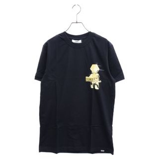 BALR. ボーラー 23SS Olaf Straight Gold Doll T Shirt ボーラー マスコットプリント 半袖Tシャツ カットソー ブラック B1112 1172(Tシャツ/カットソー(半袖/袖なし))