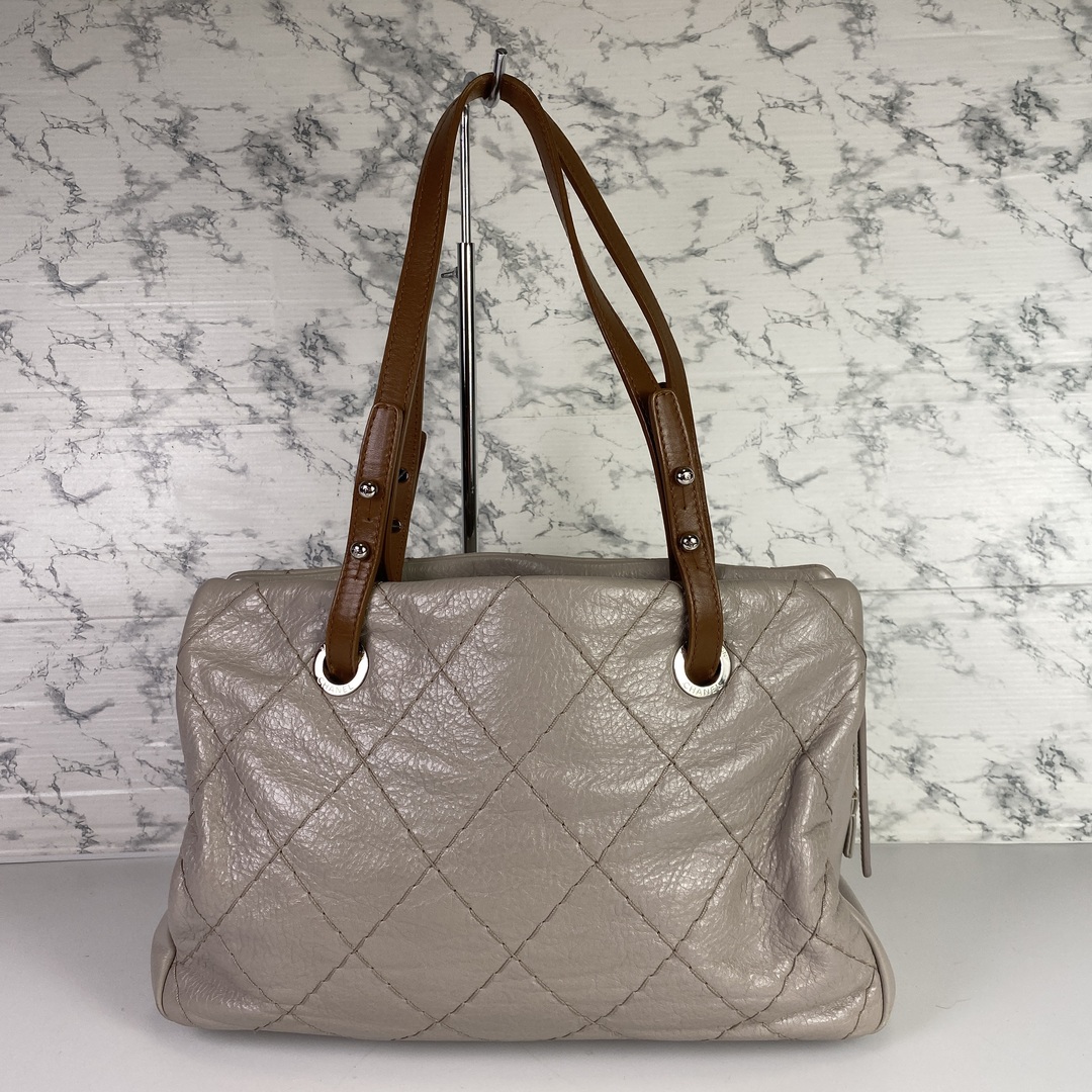 CHANEL - シャネル ワイルドステッチ ココマーク レザー ハンドバッグ