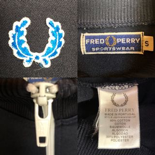 FRED PERRY - 90s⭐️Fred Perry トラックジャケットM 刺繍月桂樹