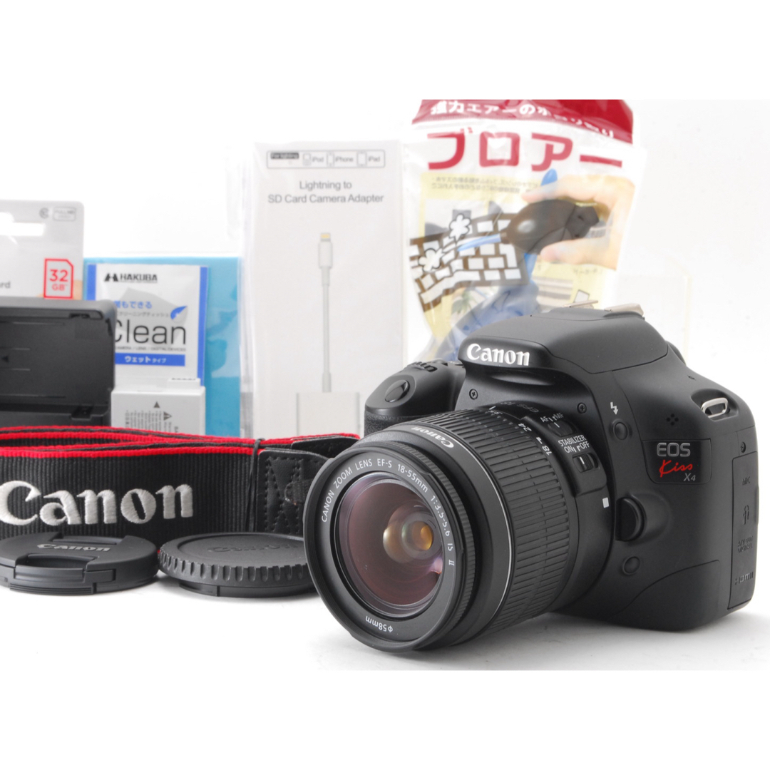 Canon - コスパ◎で高機能、高画質♪使い易さ抜群❤️Canon EOS KISS