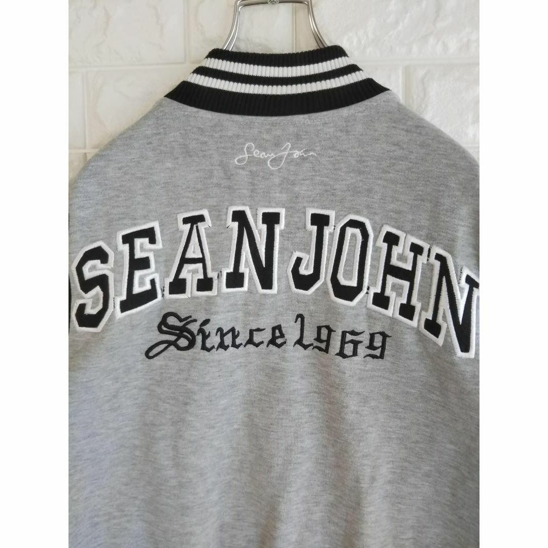 Sean John(ショーンジョン)のSEANJOHN ショーンジョン 刺繍ロゴ スタジャン　　3519 メンズのジャケット/アウター(スタジャン)の商品写真