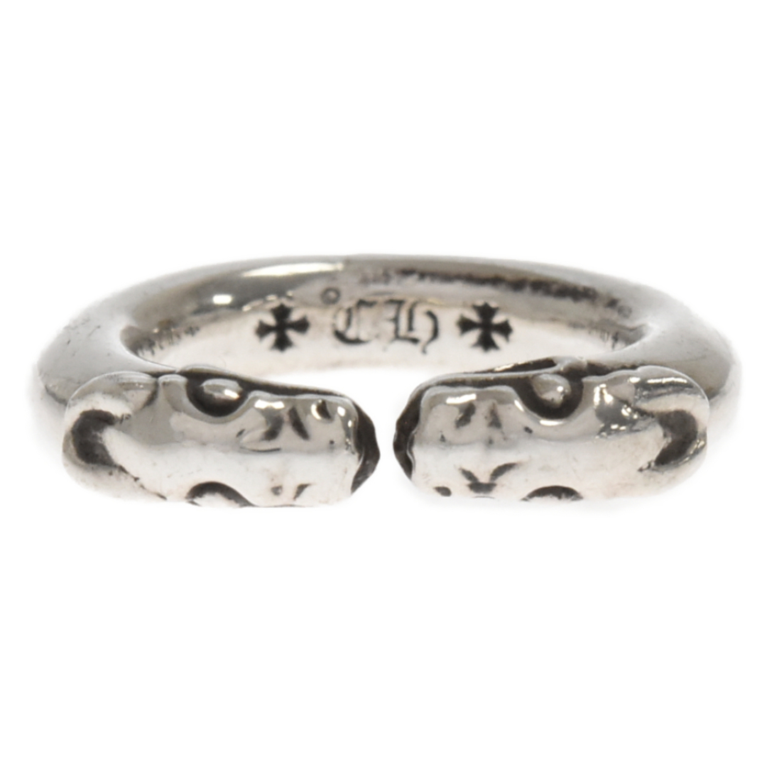 177ミリ幅CHROME HEARTS クロムハーツ DOUBLE DOG RING ダブルドッグ シルバーリング