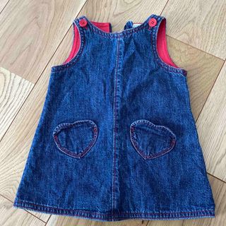 ベビーギャップ(babyGAP)のGAPベビー❤️size60 デニムワンピース(ワンピース)