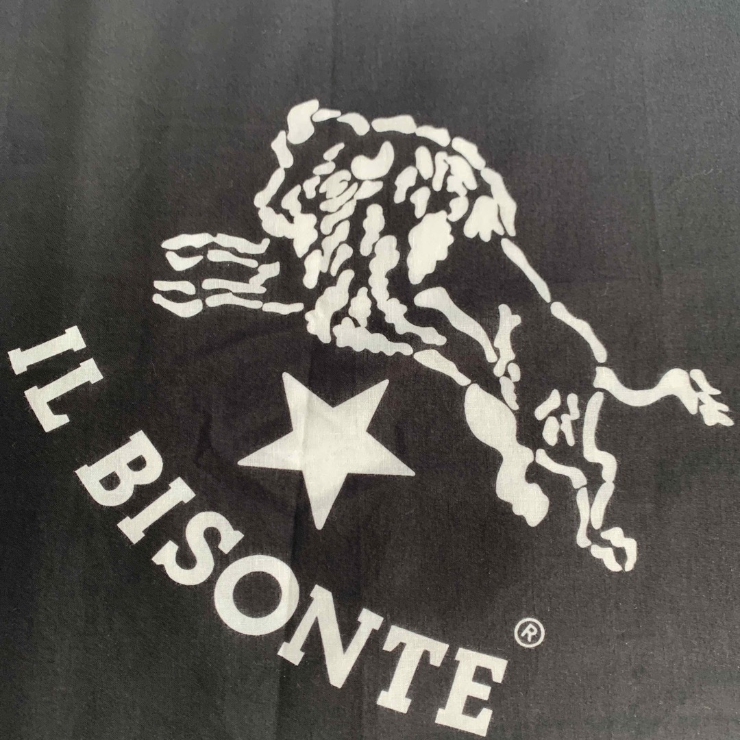 IL BISONTE(イルビゾンテ)の【年末値下げ】【レア】IL BISONTE イルビゾンテバンダナハンカチブラック レディースのファッション小物(バンダナ/スカーフ)の商品写真