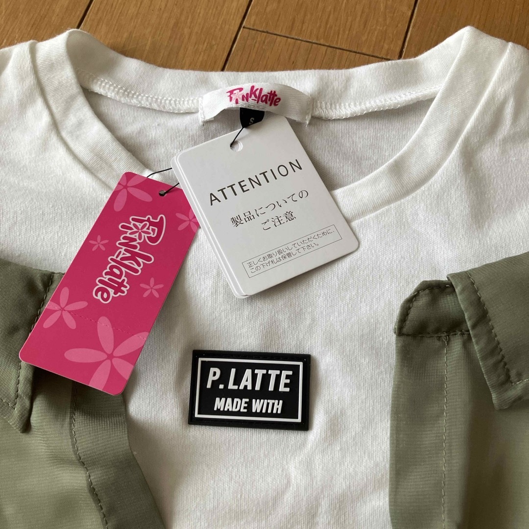 PINK-latte(ピンクラテ)の半袖 キッズ/ベビー/マタニティのキッズ服女の子用(90cm~)(Tシャツ/カットソー)の商品写真