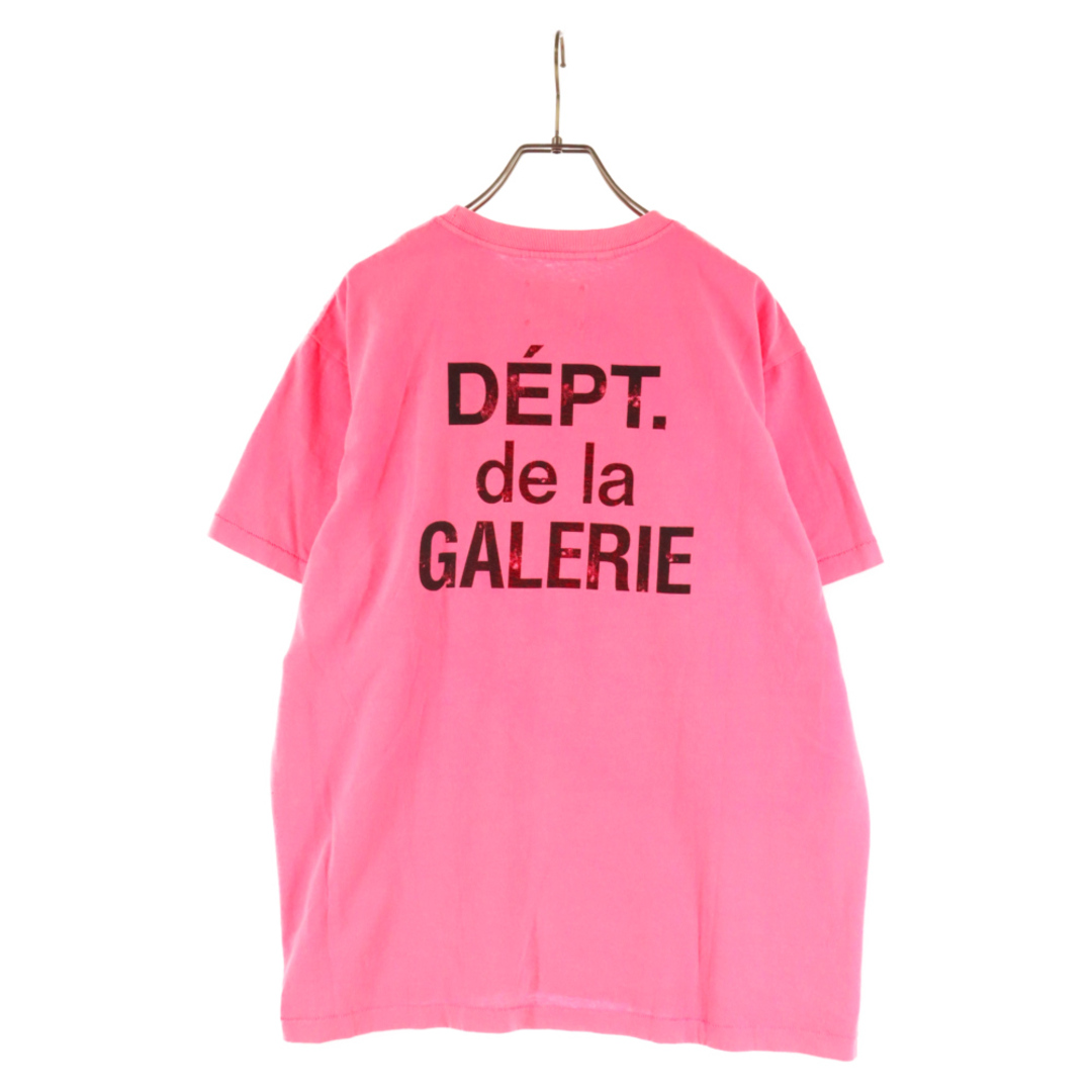 GALLERY DEPT. ギャラリーデプト LOGO PRINT S/S TEE ロゴプリント 半袖Tシャツ カットソー ピンク49センチ袖丈
