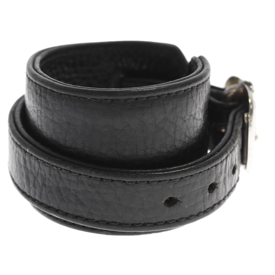 Chrome Hearts(クロムハーツ)のCHROME HEARTS クロムハーツ RR TINY BUCKLE/ロックンロール レザーブレスレット ※国内ギャラ付き メンズのアクセサリー(ブレスレット)の商品写真