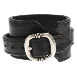 クロムハーツ(Chrome Hearts)のCHROME HEARTS クロムハーツ RR TINY BUCKLE/ロックンロール レザーブレスレット ※国内ギャラ付き(ブレスレット)